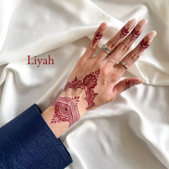 Henna "Liyah" temporary white henna tattoos