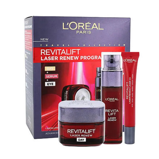 L'Oreal Laser Renew Day Cream 50ml / Serum 30ml / Eye Cream 15ml Gift Set