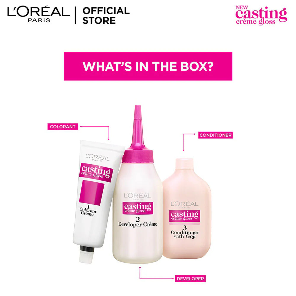 LOreal Paris Casting Crème Gloss Hair Color - 600 Dark Blonde