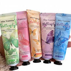 Miss Vanessa Butterfly Hand Creams - 5 Pcs Set - Each 30g