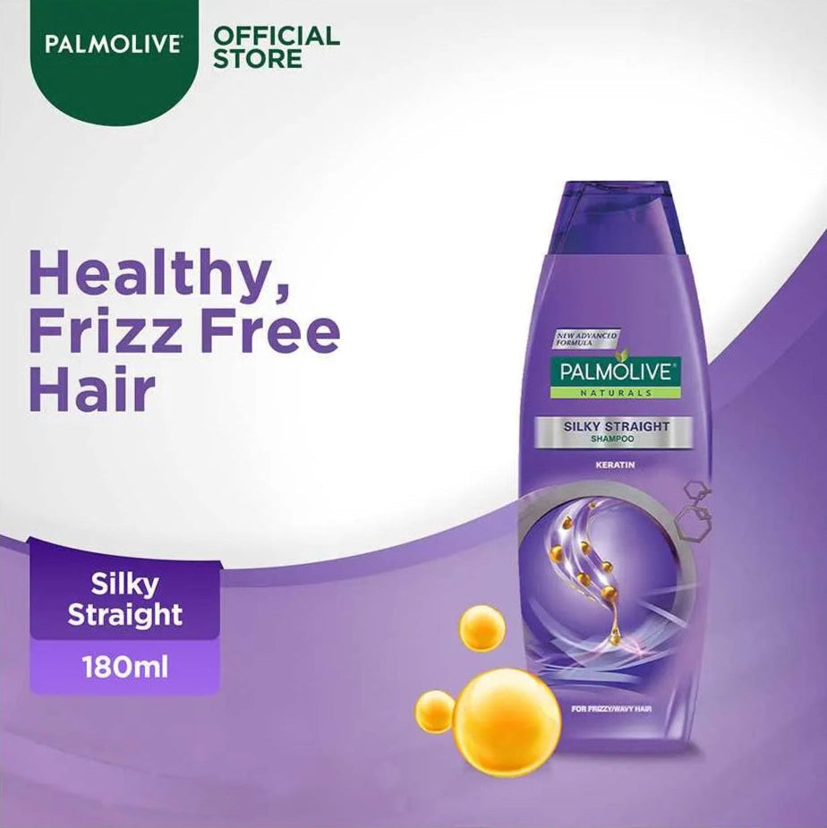 Palmolive Naturals Silky Straight Keratin Shampoo – 180ml