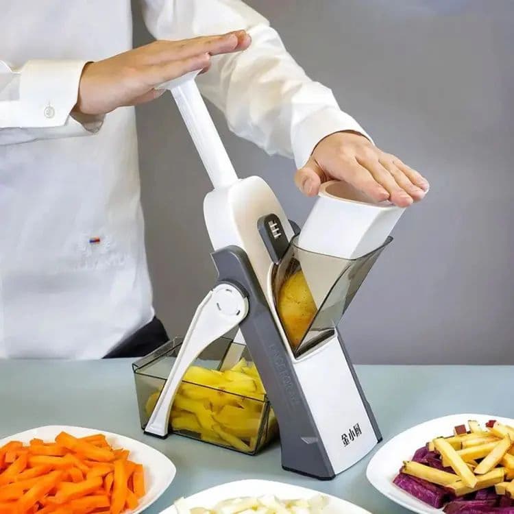 5-in-1 Manual slicer Vegetable Slicer Foldable Grater Slicer