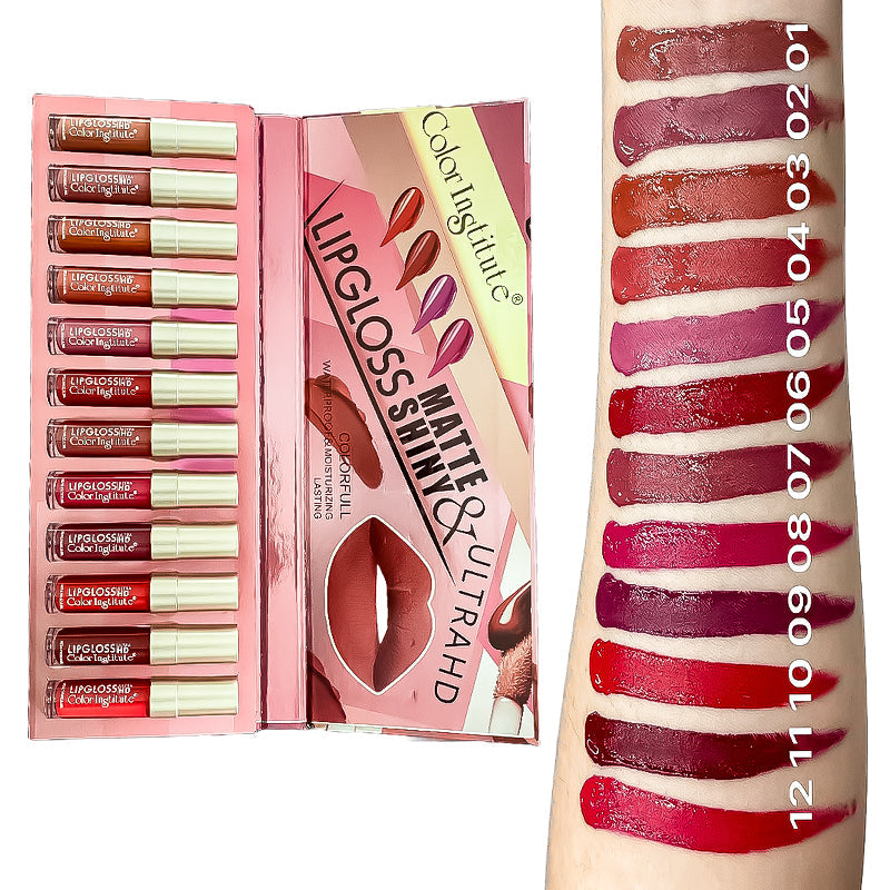 Color Institute Lip Gloss 12 Pieces Pack