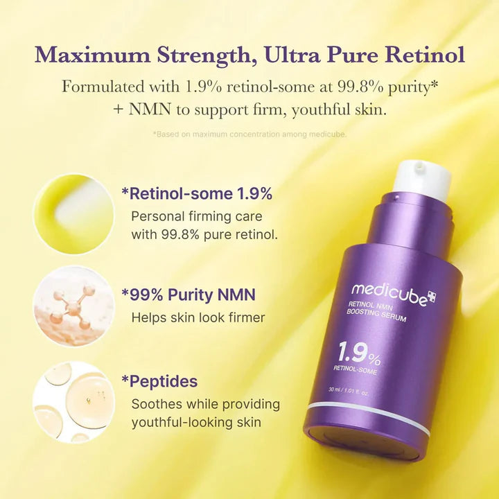 Medicube Retinol NMN Radiance Booster 1.9% Serum - 30ml