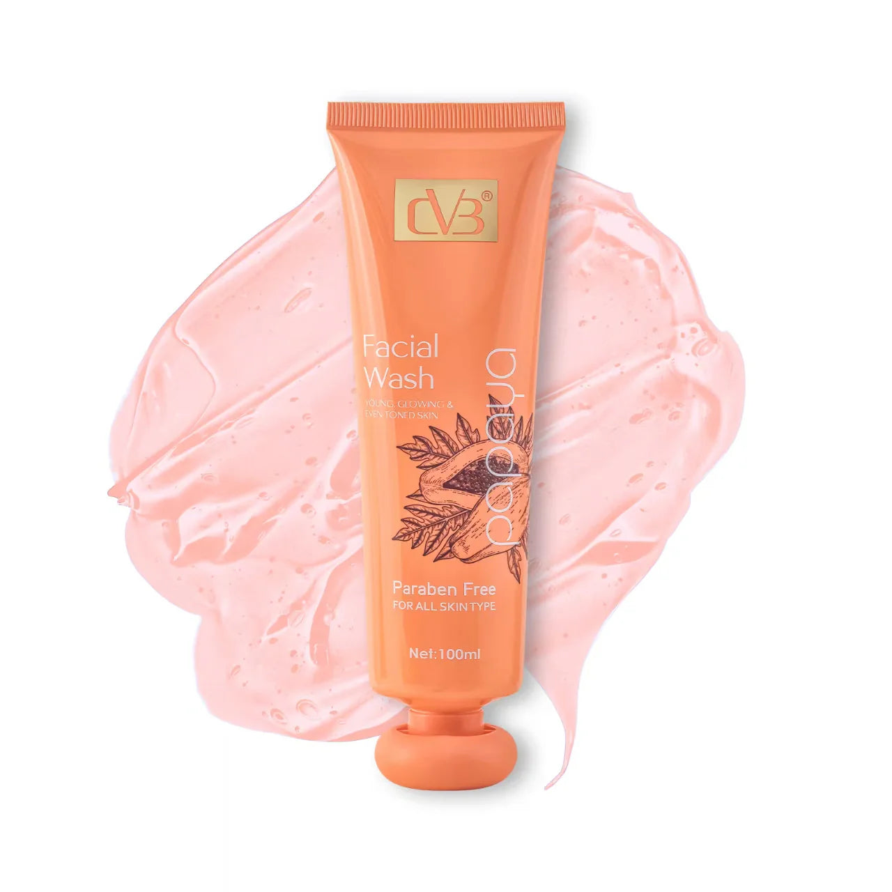 CVB  Papaya an Removal Facial Wash - 100ml