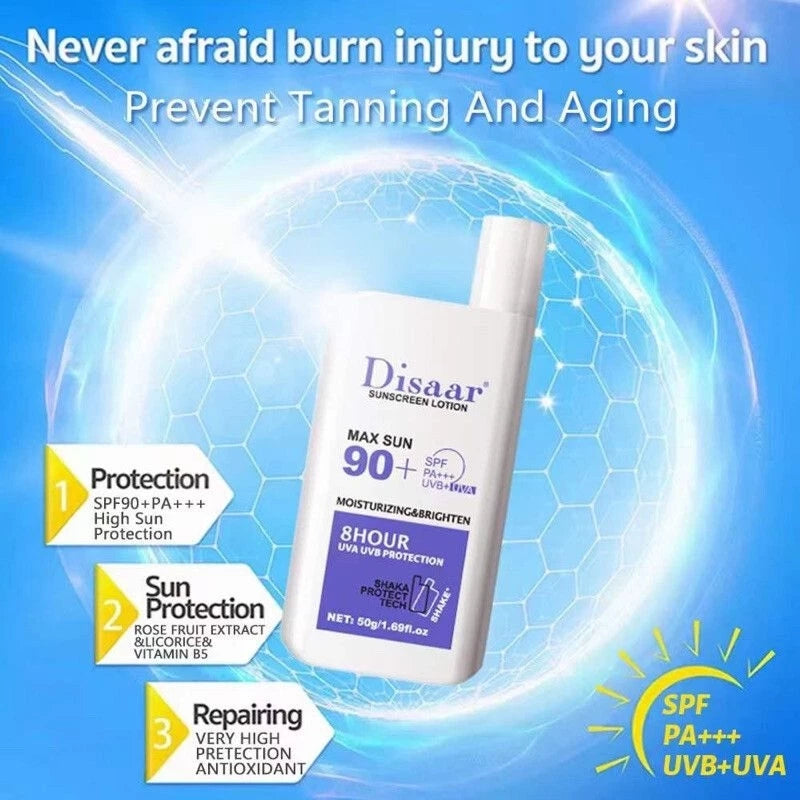 Disaar Whitening Sunblock SPF 90 – Skin Protective Sunscreen Lotion - 50g