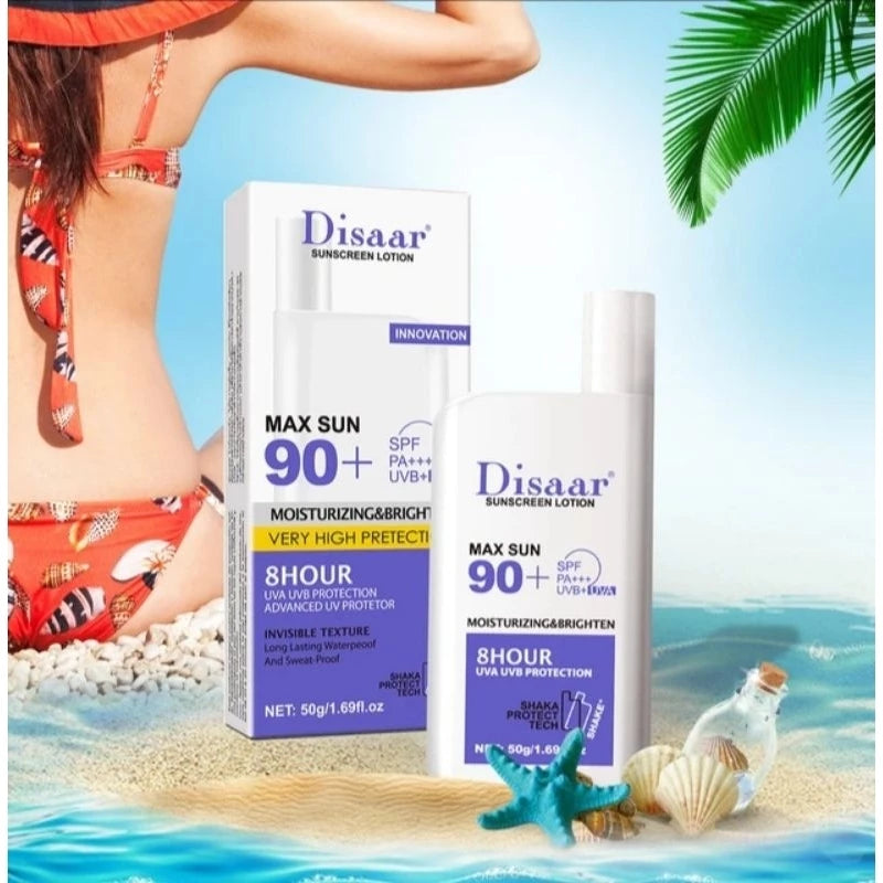 Disaar Whitening Sunblock SPF 90 – Skin Protective Sunscreen Lotion - 50g