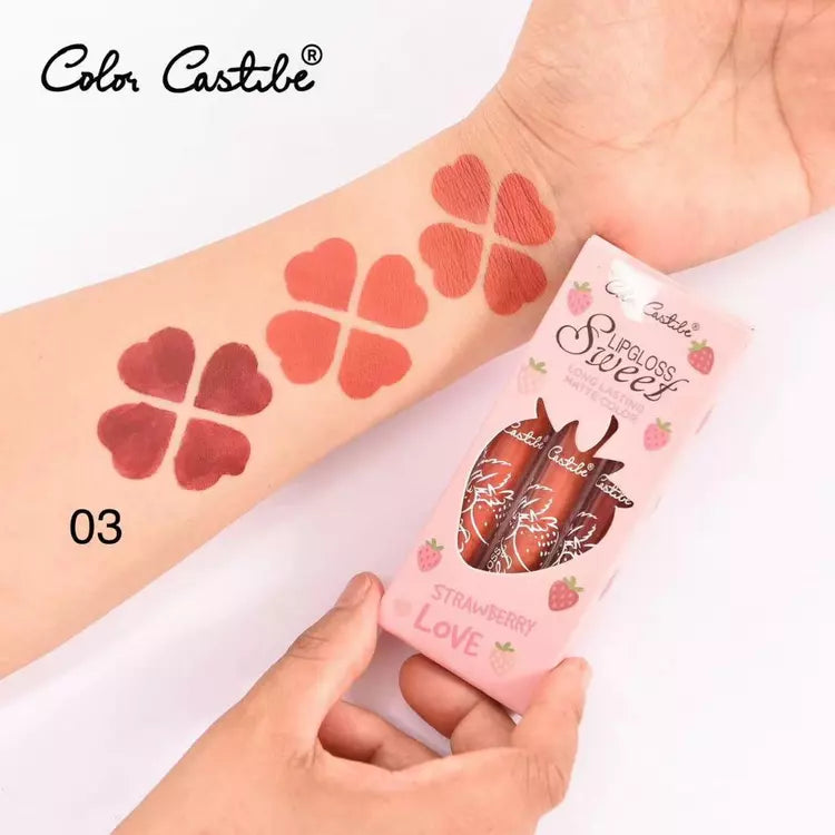Color Castle Sweet LipGloss - 4 Pcs