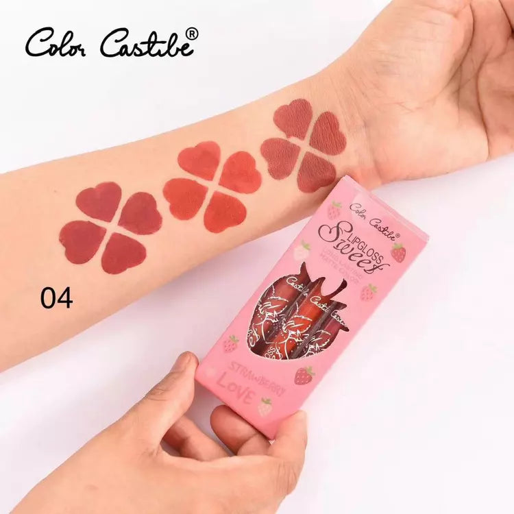 Color Castle Sweet LipGloss - 4 Pcs