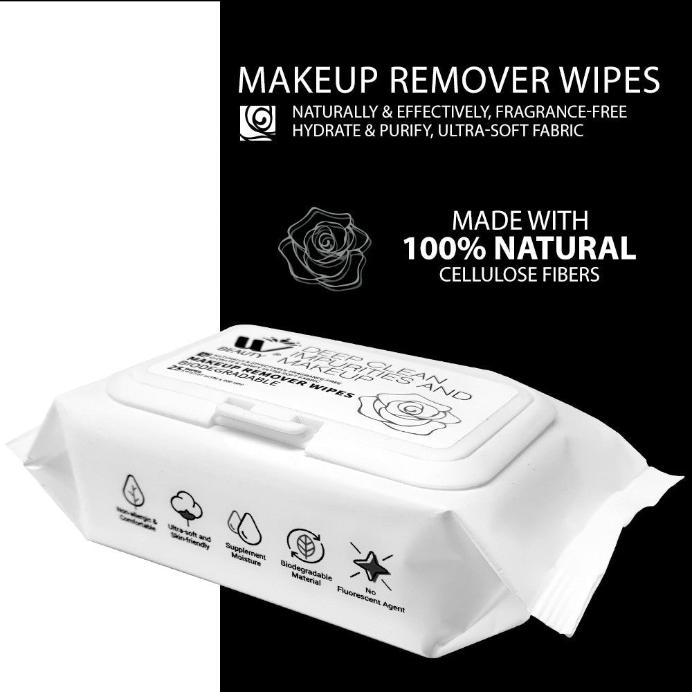 WBM Beauty Makeup Remover Wipes (25 Pieces)