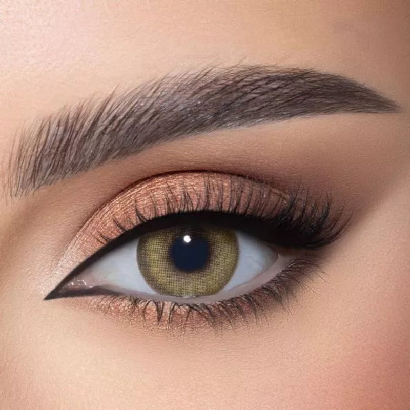 Dahab Daily Wear Collection Olive Contact Lenses