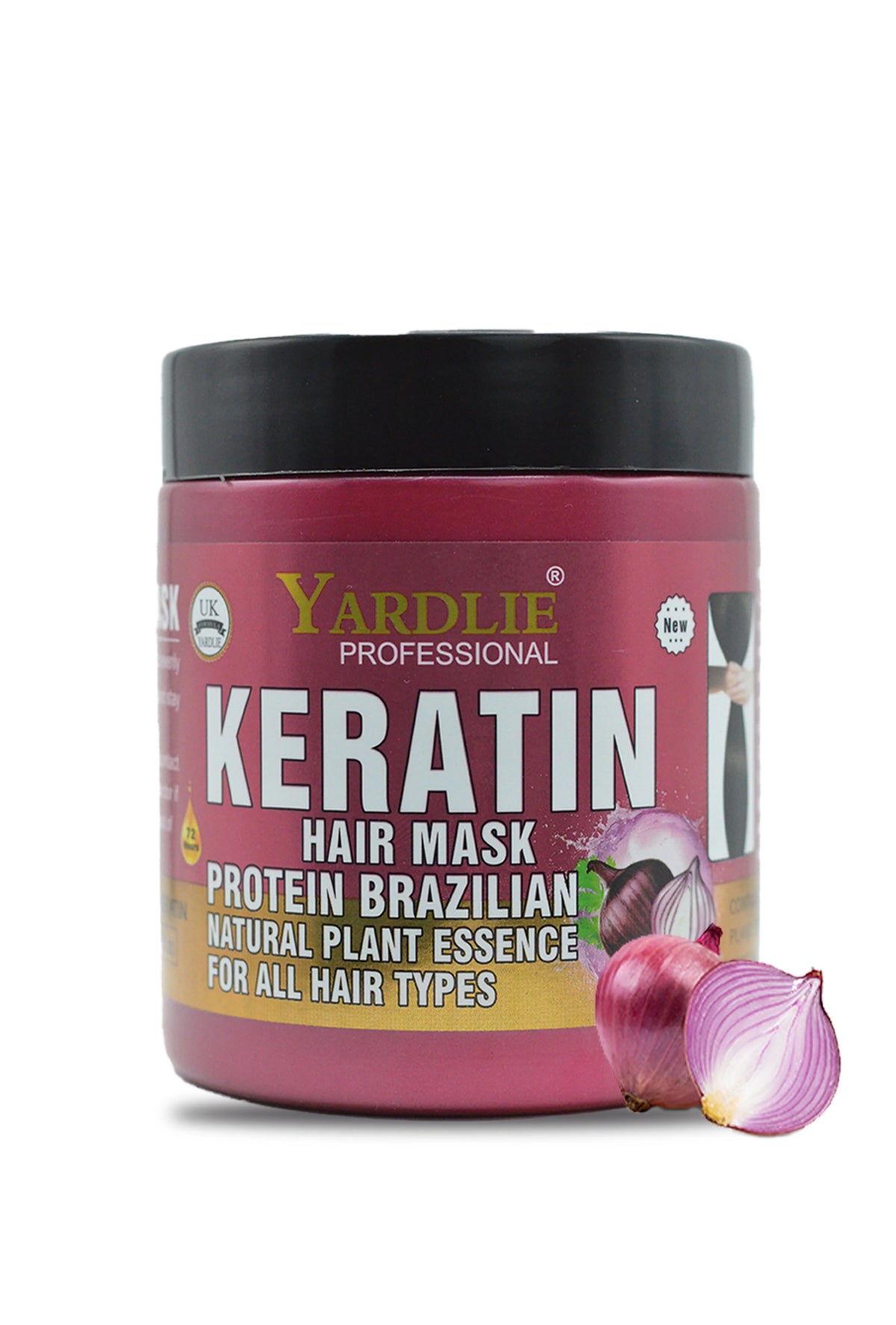 Yardlie Professional Onion Keratin Hair Mask - 500ml For All Hair Types