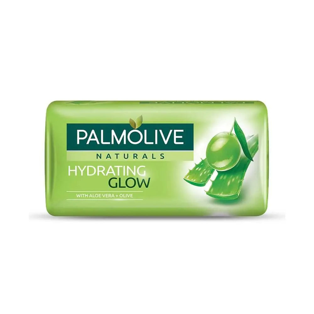 Palmolive Naturals Hydrating Glow Soap, Aloe Vera + Olive - 145g