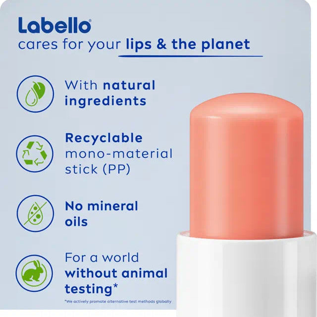 Labello Peach Shine Lip Balm – 4.8g