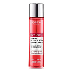 L'Oreal Paris Revitalift 5% Pure Glycolic Acid Peeling Toner Suitable For Sensitive Skin - 180ml