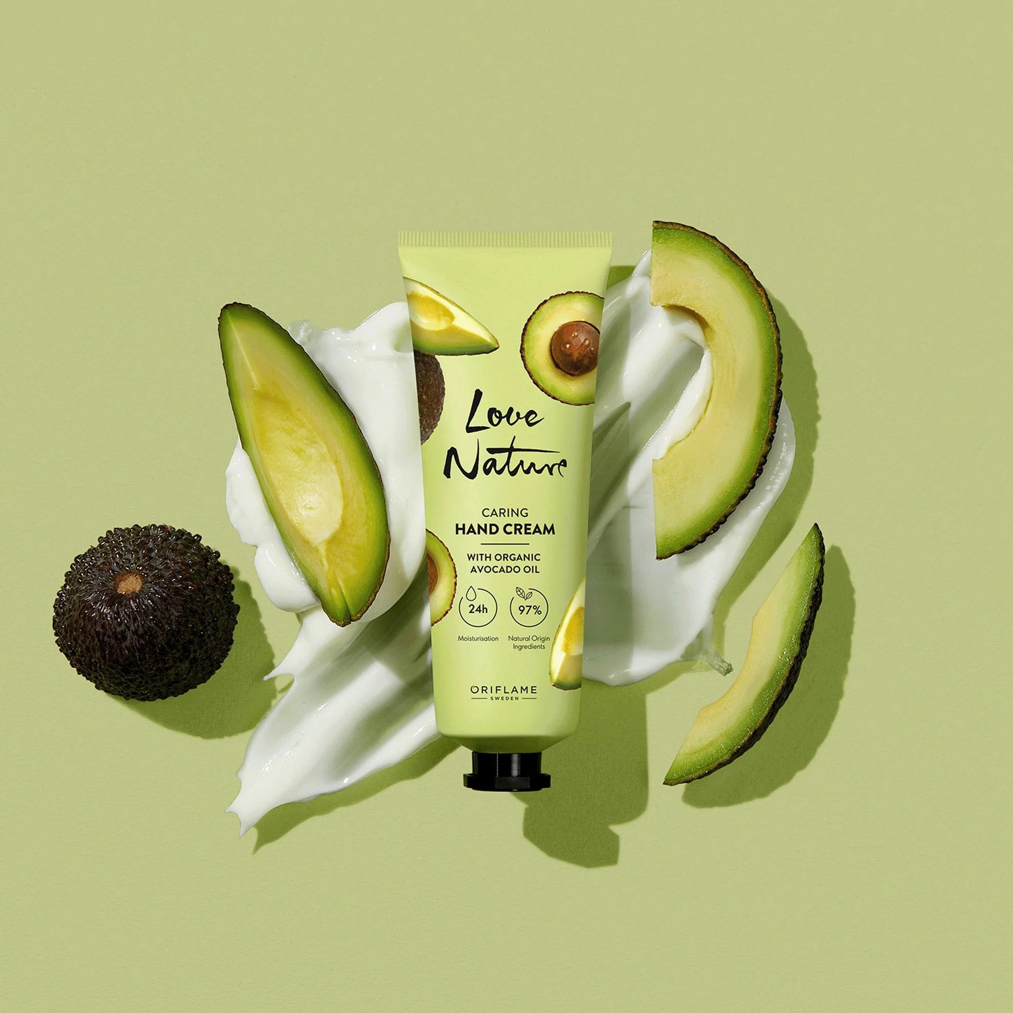 Oriflame Caring Hand Cream with Organic Avocado Oil
