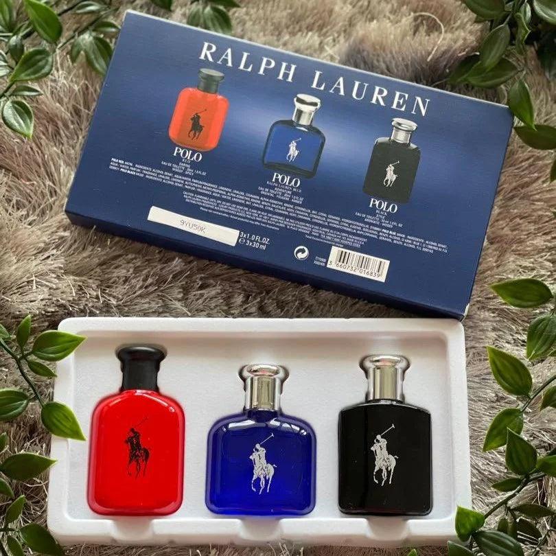 Polo Ralph Lauren 3 in 1 Gift Set For Men  - Dubai - 100% Original Testers