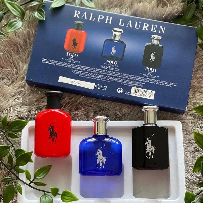 Polo Ralph Lauren 3 in 1 Gift Set For Men  - Dubai - 100% Original Testers