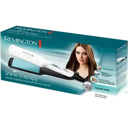 REMINGTON Hair Straightener Shine Therapy Wide Plate S8550