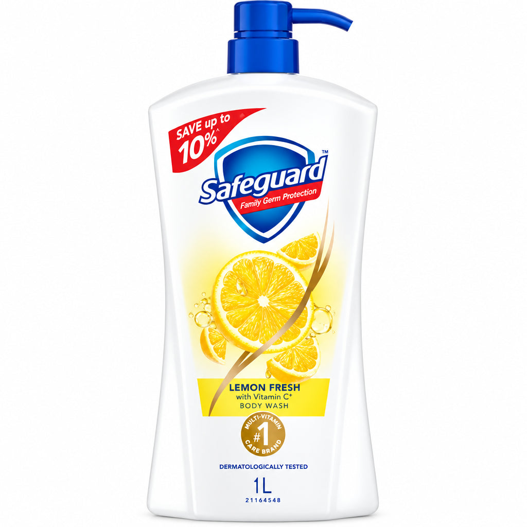 Safeguard Body Wash Lemon Fresh - 1L