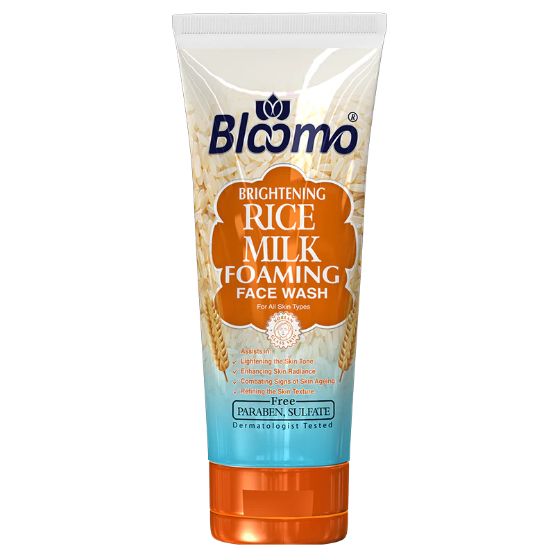 Bloomo Rice Milk Foaming Face Wash