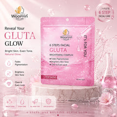 Woomin Skin Care 6 Steps Gluta Facial Kit