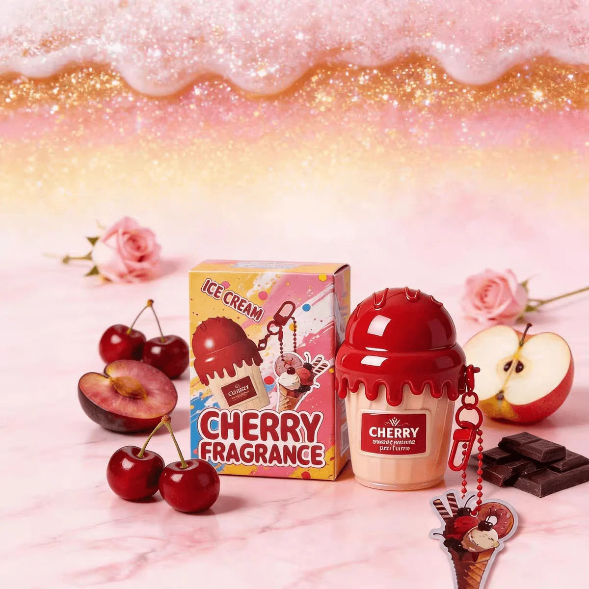 Ice Cream Cherry  Fragrance Body Spray Mist - 50ml