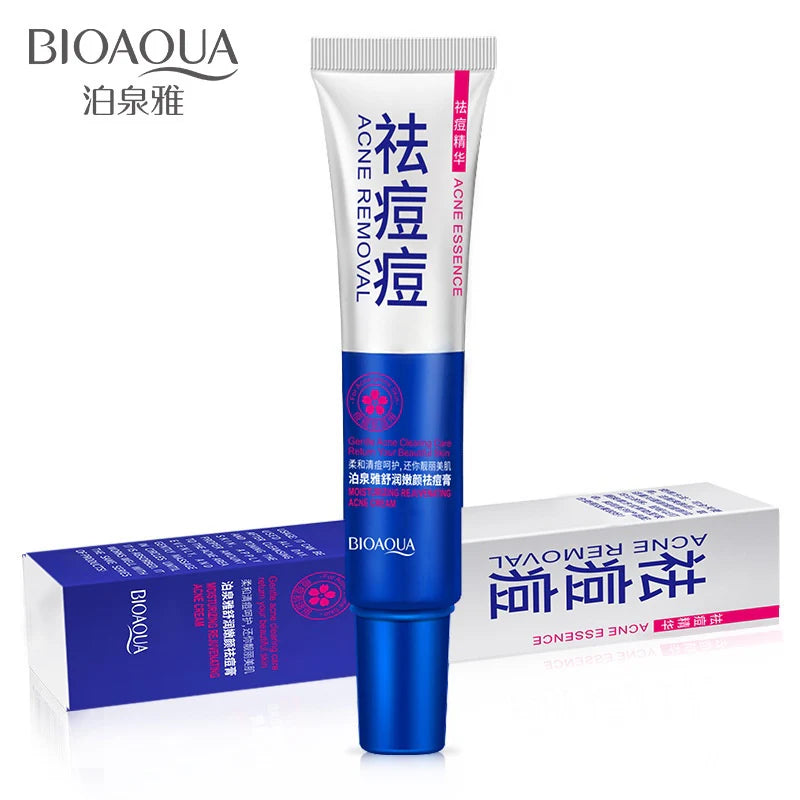 BIOAQUA Moisturizing Rejuvenating Acne Cream - Soothing & Blemish Reduction - 30g