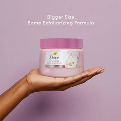 Dove Exfoliating Body Scrub in Himalayan Salt & Rose Oil  - 425g