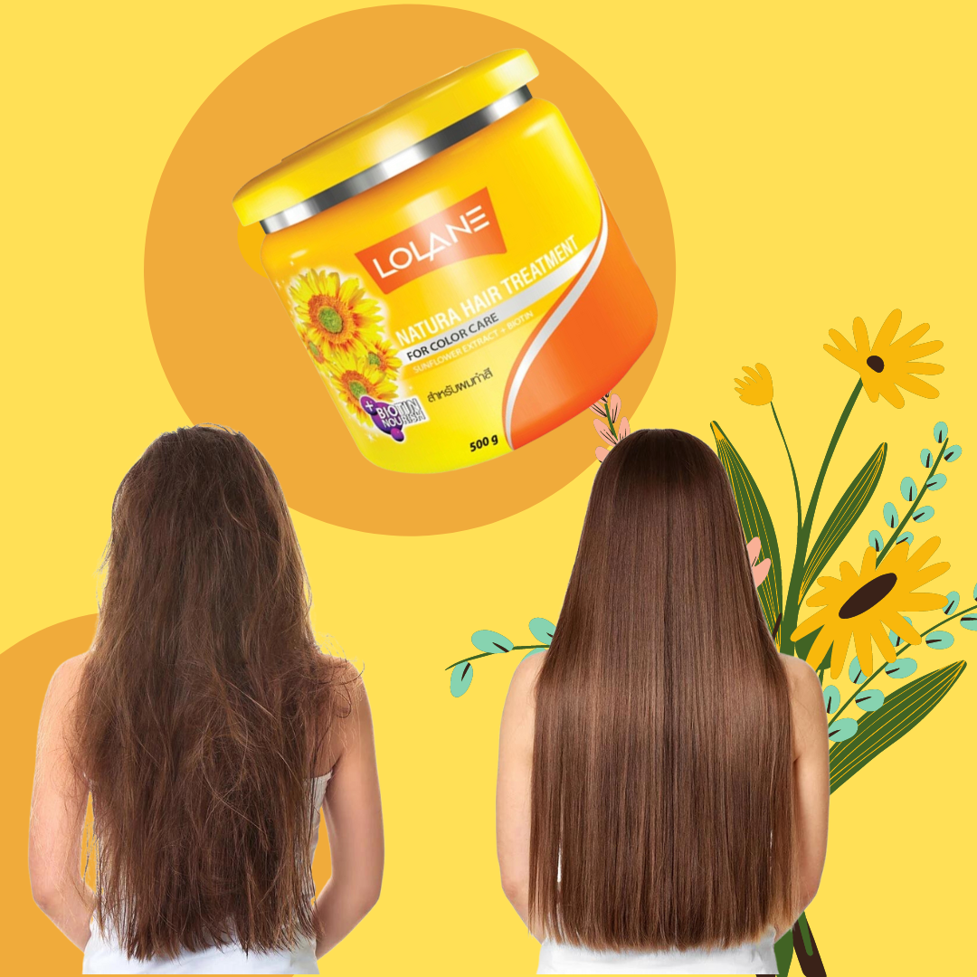 Lolane Natura Hair Treatment with Sunflower Extract – 500g