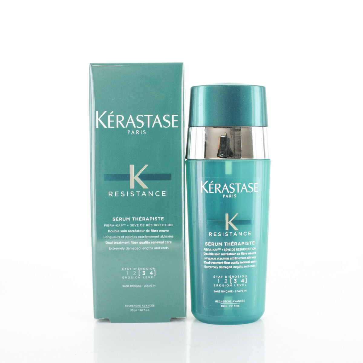 Kerastase Resistance Serum Therapiste Dual Treatment Fiber Quality Renewal Care (Extremely Damaged Lengths and Ends) 30ml / 1.01oz