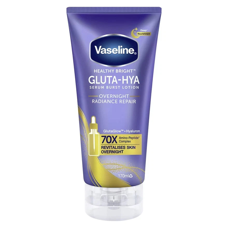 Vaseline Gluta-Hya Serum Burst Lotion Overnight Radiance Repair 70X – 200ml