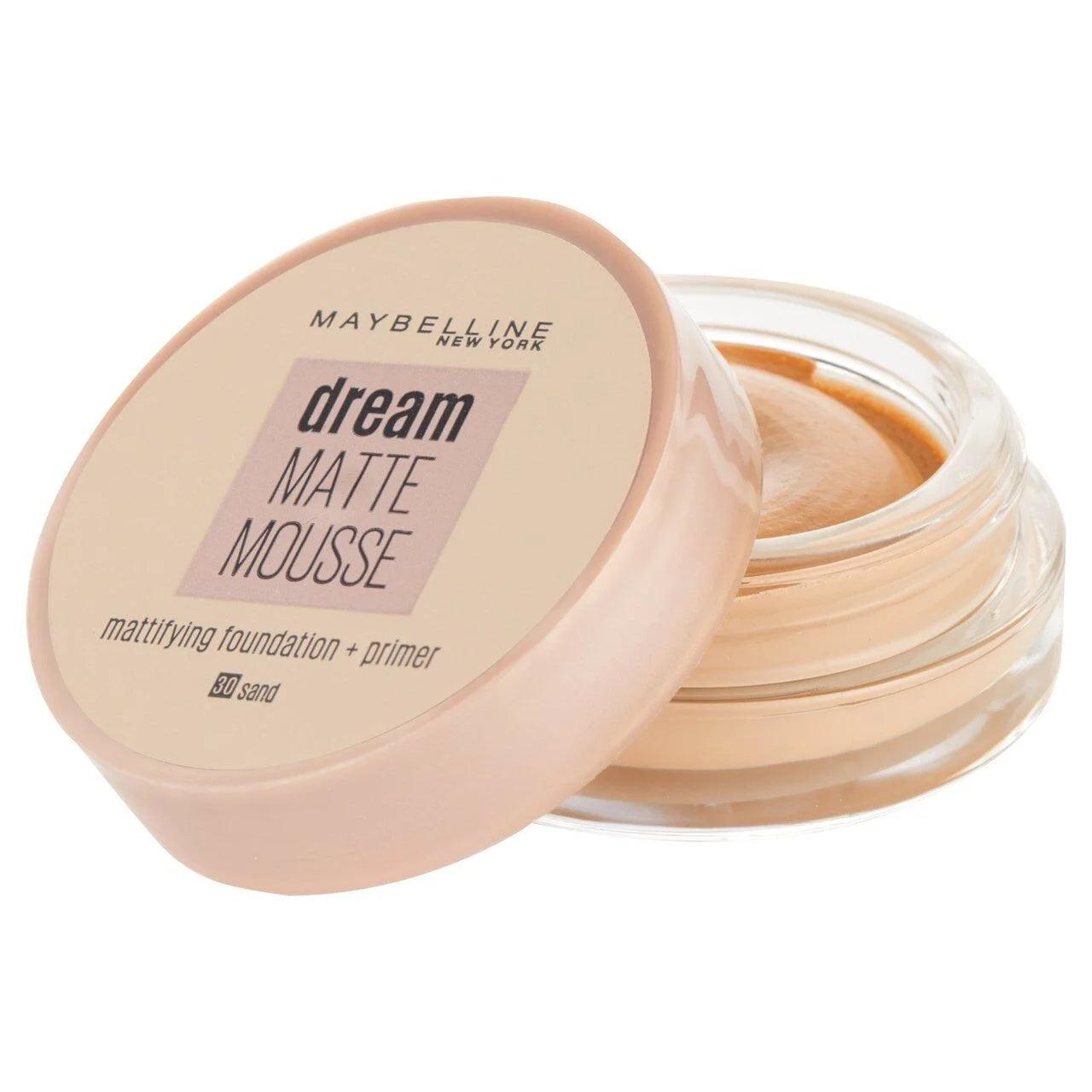 Maybelline Foundation + Primer Dream Matte Mousse - 18ml (ORIGINAL)