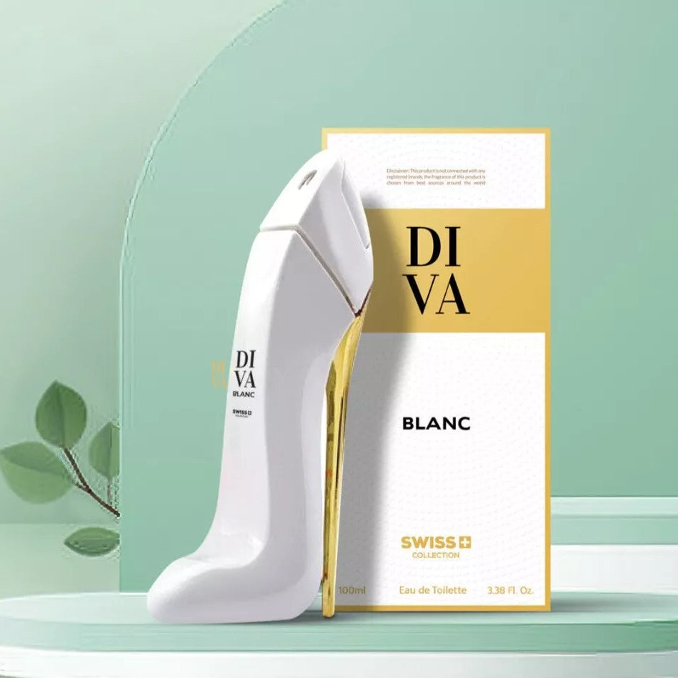 DIVA Blanc by Swiss Collection Eau De Toilette Spray for Women - 100ml