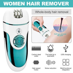 Daling Epilator for Women with 4 in 1 Cordless Rechargeable Razor