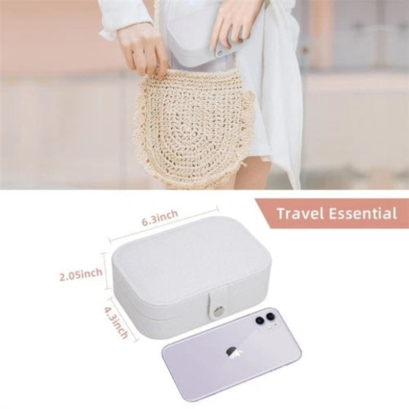 Velvet Multi‑function Jewelry Storage Box