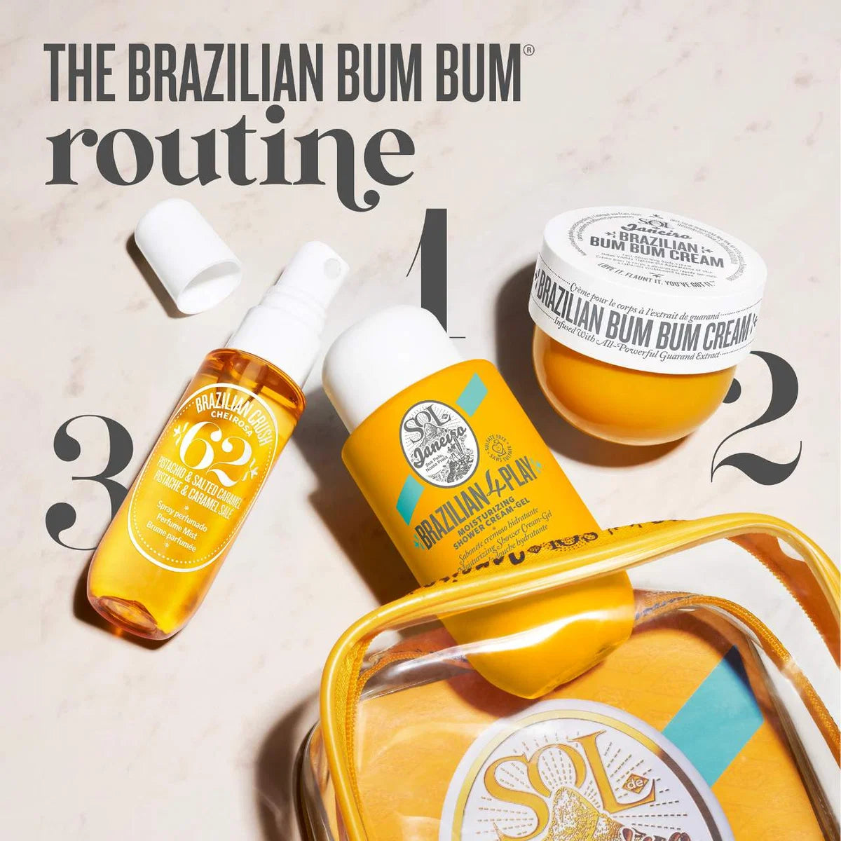 Sol de Janeiro Brazilian Bum Bum Jet - 4 Pcs Set