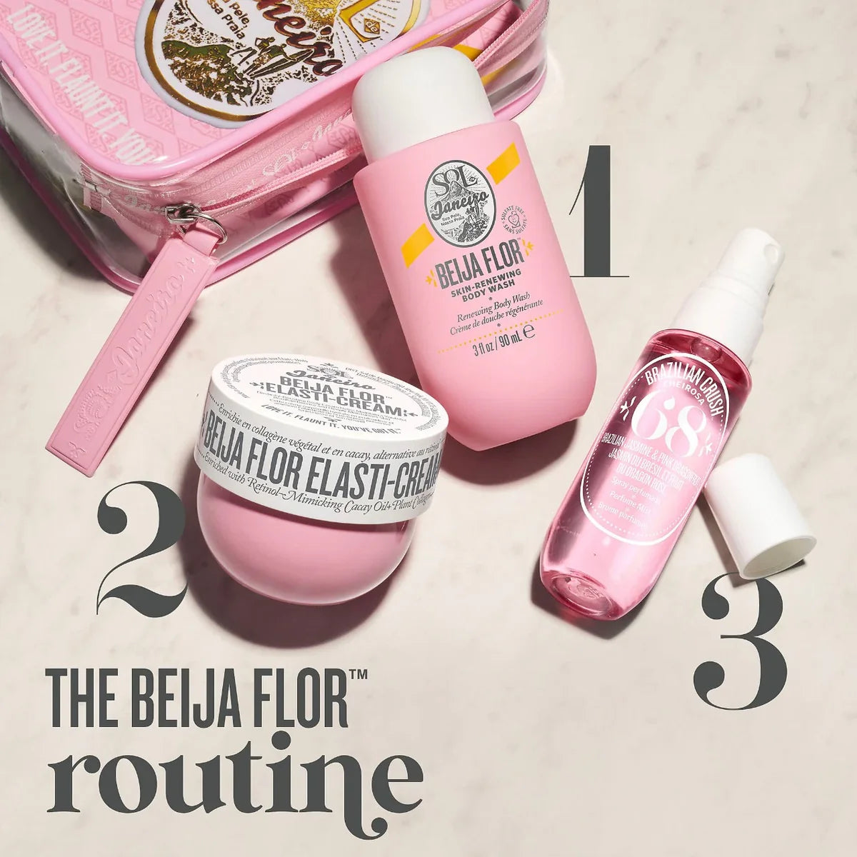Sol de Janeiro Beija Flor Jet Set- 4 Pcs Set