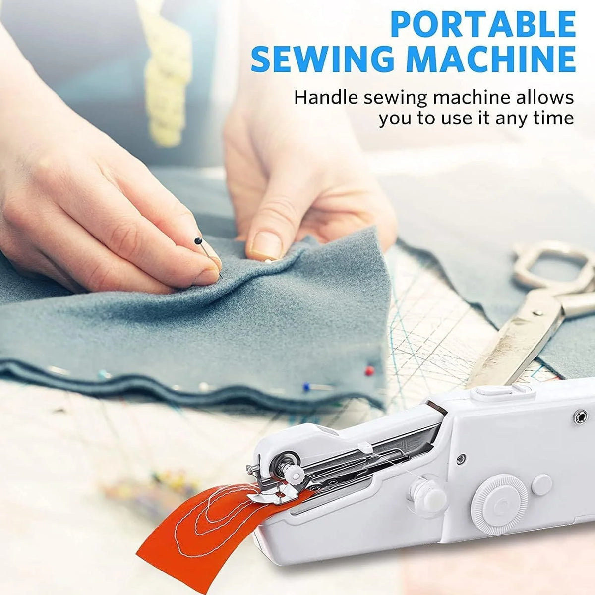 Mini Portable Rechargeable Stapler Style Handy Stitch Quick Sewing Machine