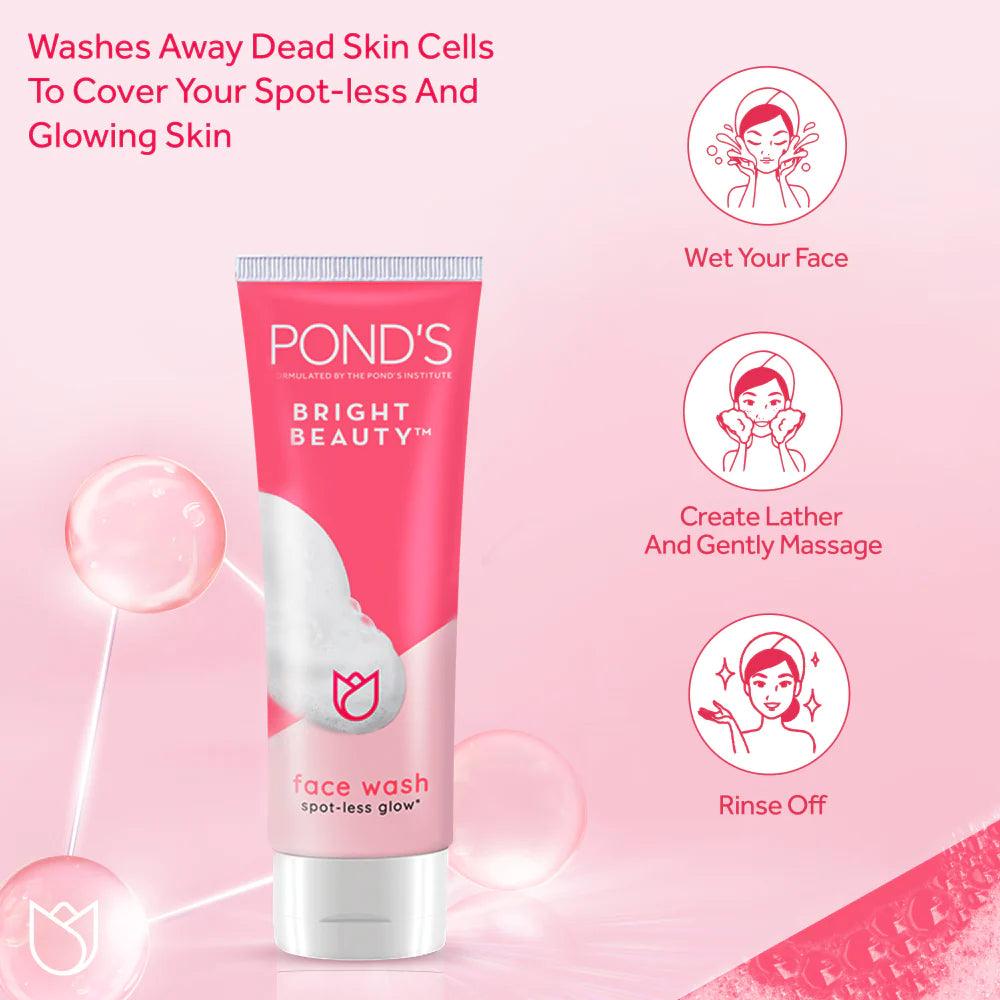 Bundle - Ponds Super Light Gel - 50G + Ponds Bright Beauty Face Wash - 50g