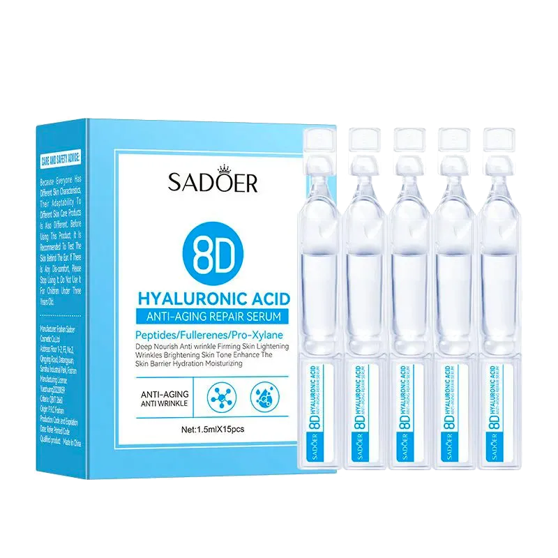 SADOER Disposable Ampoules Skincare Repair Smooth Anti-Wrinkle Serum - 1.5ml Each