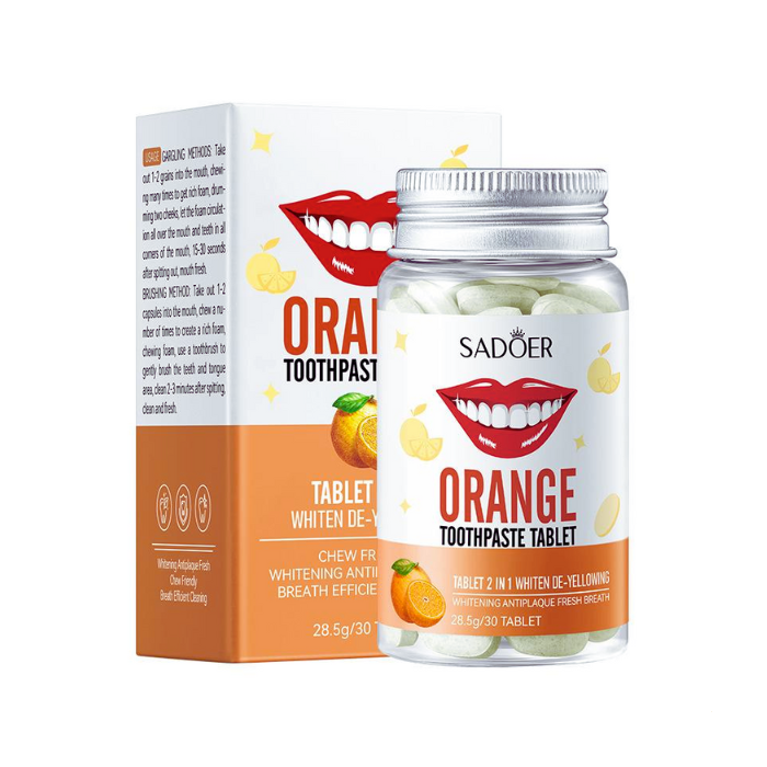 Sadoer 2 in 1 Solid Toothpaste Tablets 28.5g