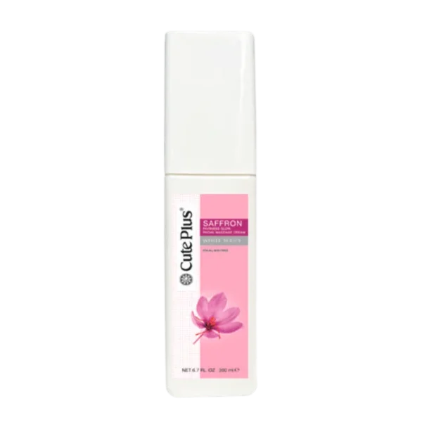Cute Plus White Series Saffron Fairness Glow Facial Massage Cream -  200ml