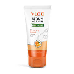 VLCC Acne Defense Serum Face Wash with Salicylic Acid Serum & Orange Peel - 150ml