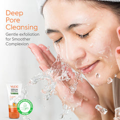 VLCC Acne Defense Serum Face Wash with Salicylic Acid Serum & Orange Peel - 150ml