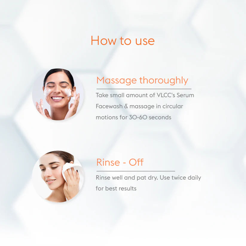 VLCC Acne Defense Serum Face Wash with Salicylic Acid Serum & Orange Peel - 150ml