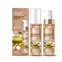 Chirs's Moroccon Shampoo + Hair Serum Pack Of 2 Bundle