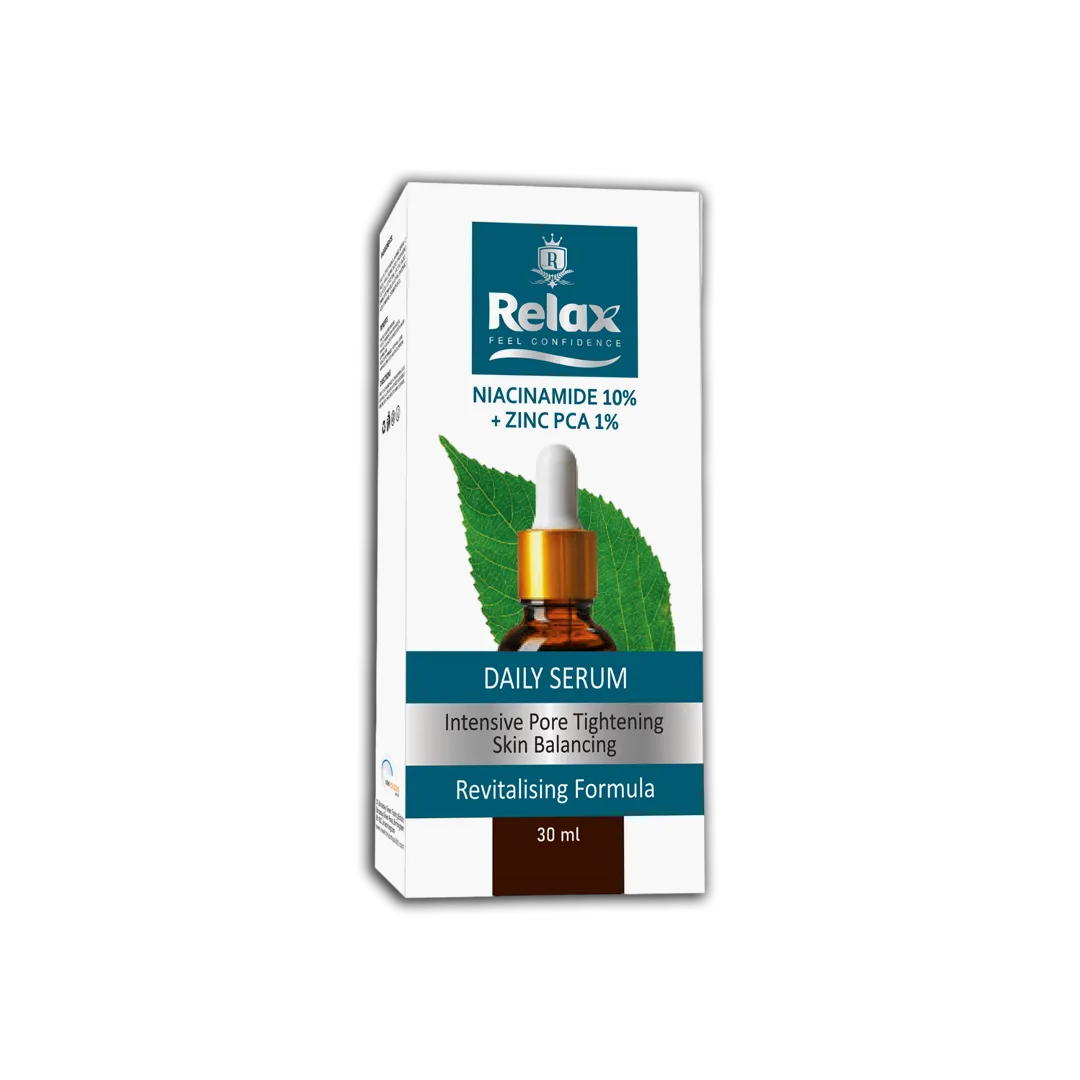 Relax Niacinamide 10% + Zinc PCA 1% Face Serum - 30ml