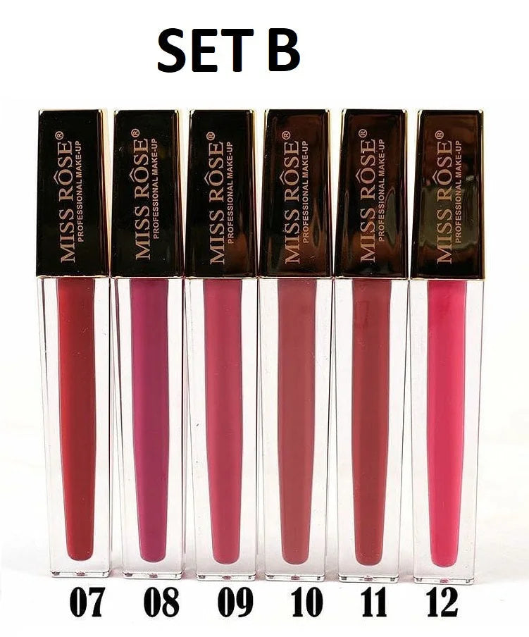 Miss Rose Lip Gloss Pack of 6
