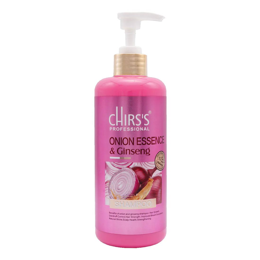 Chirs's Onion Shampoo + Hair Serum Pack Of 2 Bundle
